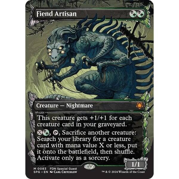 Magic: The Gathering Fiend Artisan (Showcase) (083) Lightly Played