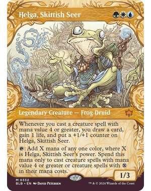 Magic: The Gathering Helga, Skittish Seer (Showcase) (332) Lightly Played