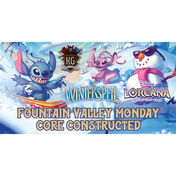 Disney Lorcana 4/13/26 Fountain Valley Lorcana Core Constructed Monday 630 PM