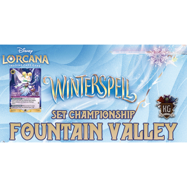 Disney Lorcana 4/11/26 Fountain Valley Lorcana Winterspell Set Championship Saturday 10 AM