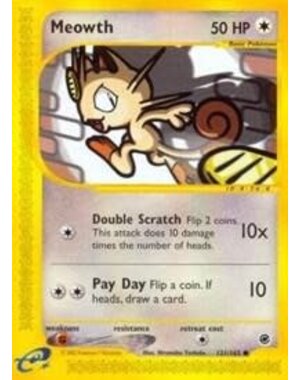 Pokemon Meowth (121) Lightly Played