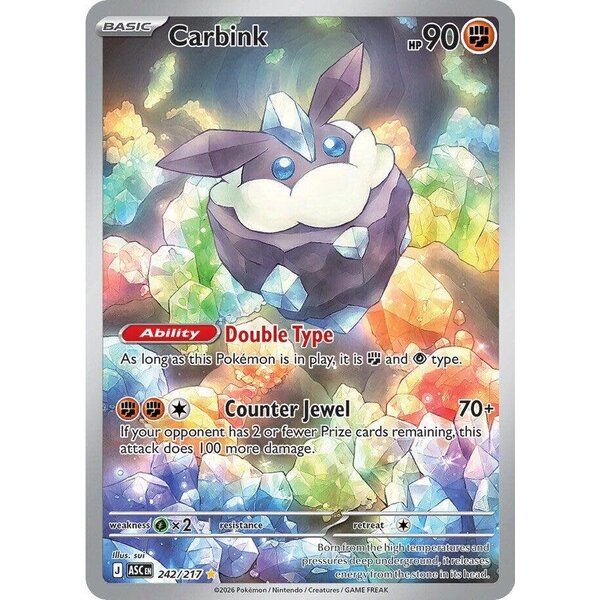 Pokemon Carbink (242) Lightly Played Holofoil
