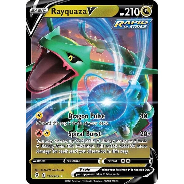 Pokemon Rayquaza V (110) Lightly Played