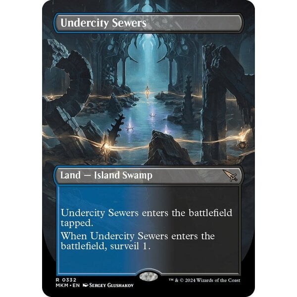 Magic: The Gathering Undercity  Sewers (Borderless) (332) Near Mint Foil