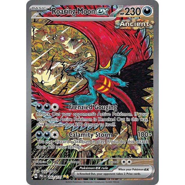 Pokemon Roaring Moon ex (162) Lightly Played