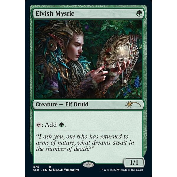 Magic: The Gathering Elvish Mystic (475) Lightly Played Foil