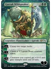 Magic: The Gathering Garruk Wildspeaker (Borderless) (1142) Lightly Played Foil