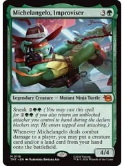 Magic: The Gathering Michelangelo, Improviser (119) Lightly Played Foil