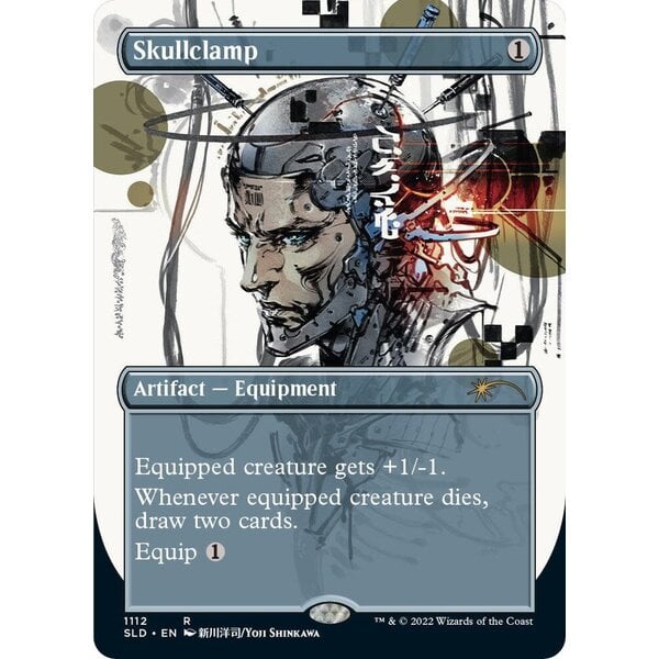 Magic: The Gathering Skullclamp (Borderless) (1112) Near Mint Foil