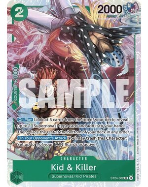 Bandai Kid & Killer (ST24-002) Lightly Played Foil