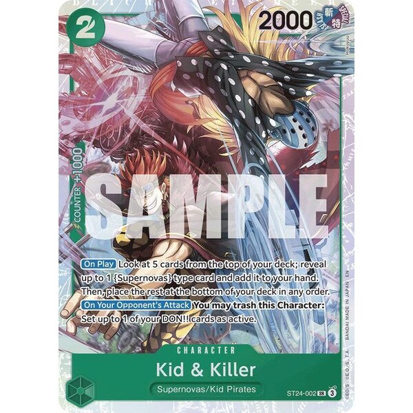 Bandai Kid & Killer (ST24-002) Lightly Played Foil