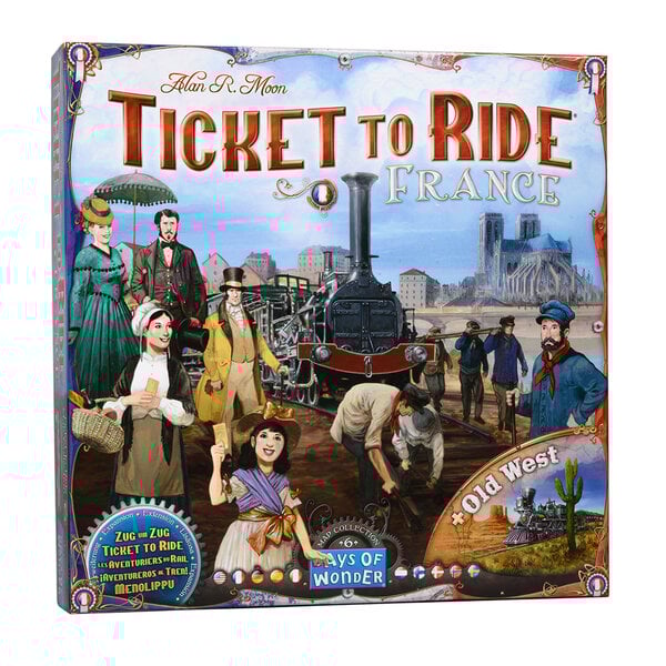 Days of Wonder Ticket to Ride: France-Old West Map 6