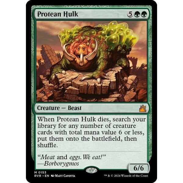 Magic: The Gathering Protean Hulk (153) Lightly Played