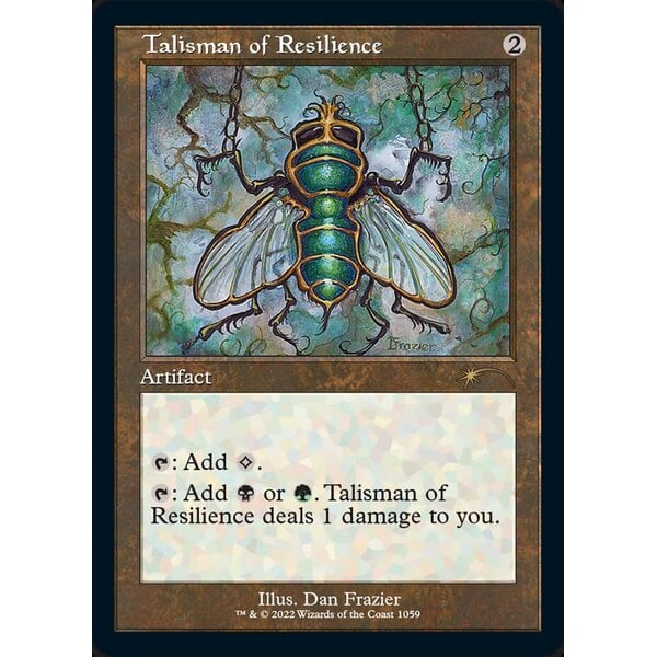 Magic: The Gathering Talisman of Resilience (Retro Frame) (Foil Etched) (1059) Lightly Played Foil