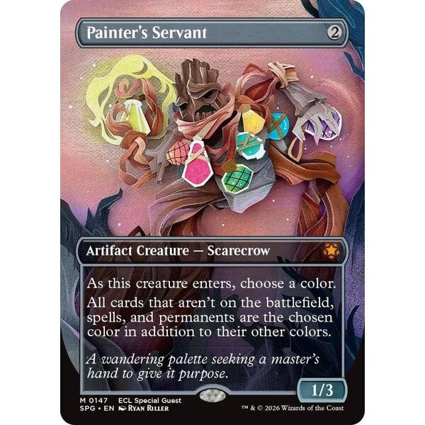 Magic: The Gathering Painter's Servant (Borderless) (147) Lightly Played