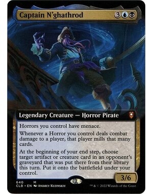 Magic: The Gathering Captain N'gahtrod (Extended Art) (640) Lightly Played