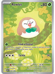 Pokemon Rowlet (090) Lightly Played Holofoil
