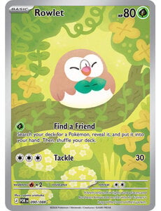 Pokemon Rowlet (090) Lightly Played Holofoil