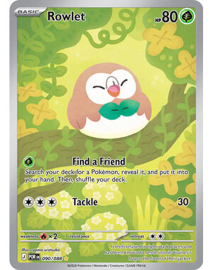 Pokemon Rowlet (090) Lightly Played Holofoil