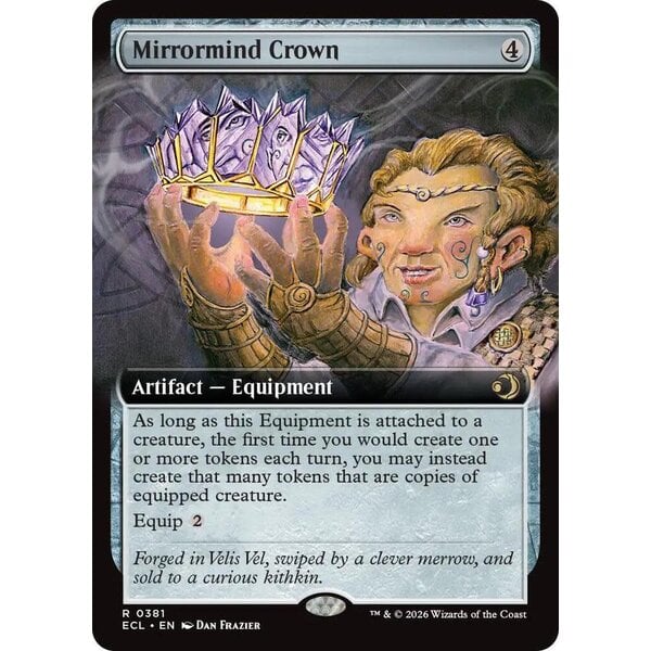 Magic: The Gathering Mirrormind Crown (Extended Art) (381) Lightly Played