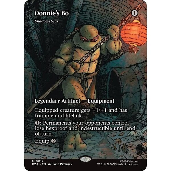 Magic: The Gathering Donnie's Bo - Shadowspear (Borderless) (0017) Lightly Played