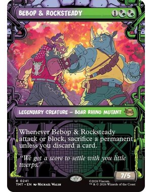 Magic: The Gathering Bebop & Rocksteady (Showcase) (241) Lightly Played
