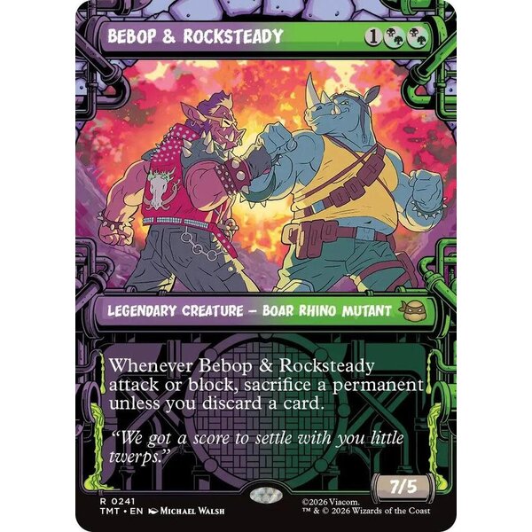Magic: The Gathering Bebop & Rocksteady (Showcase) (241) Lightly Played