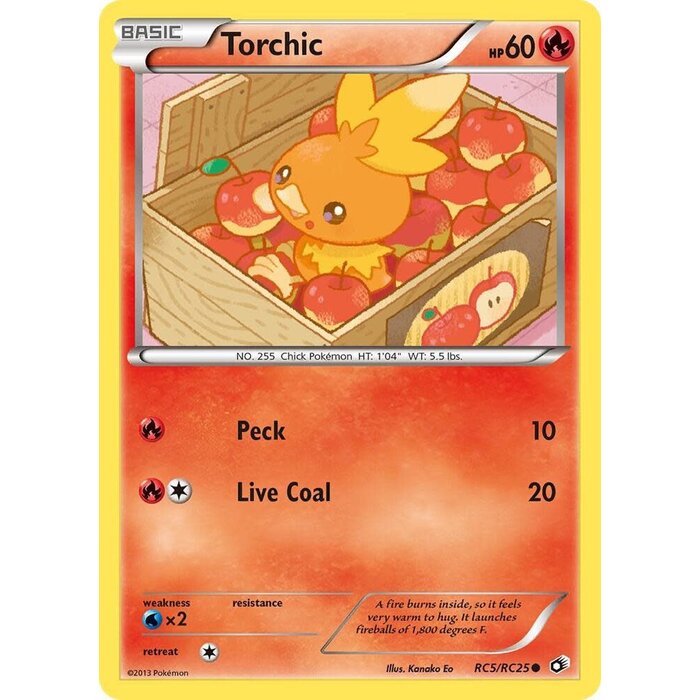 Pokemon Torchic (RC5) Lightly Played Holofoil