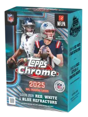 Topps 2025 Topps Chrome Football Blaster Box [Limit 2]