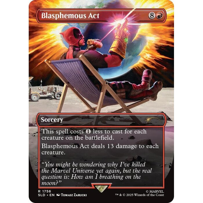 Wizards of The Coast Blasphemous Act (1756) Lightly Played