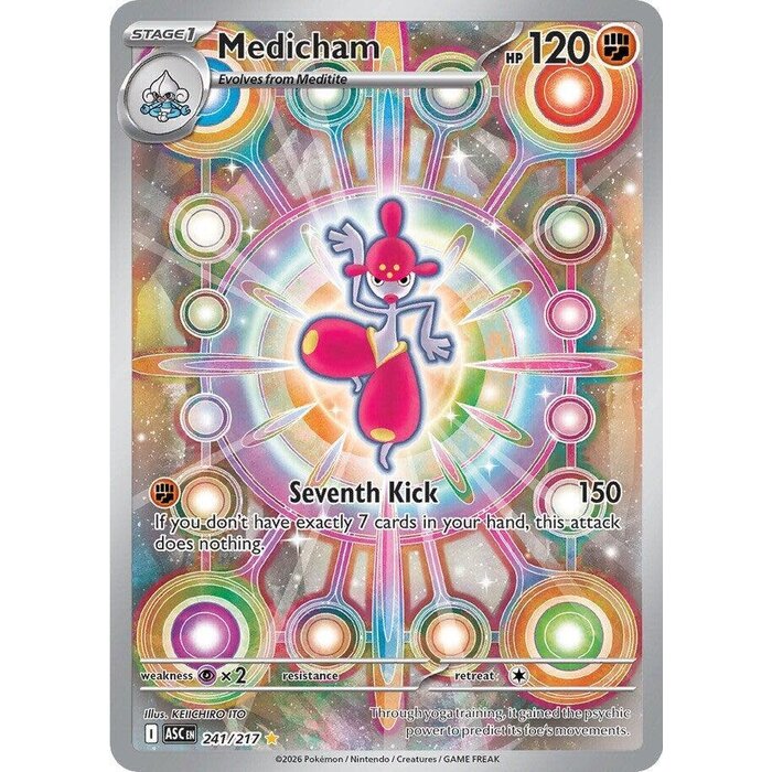 Pokemon Medicham (241) Lightly Played Holofoil