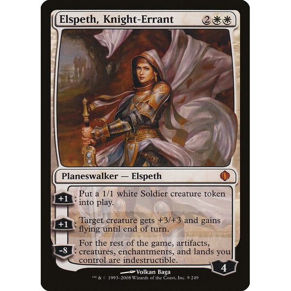 Magic: The Gathering Elspeth, Knight-Errant (009) Lightly Played