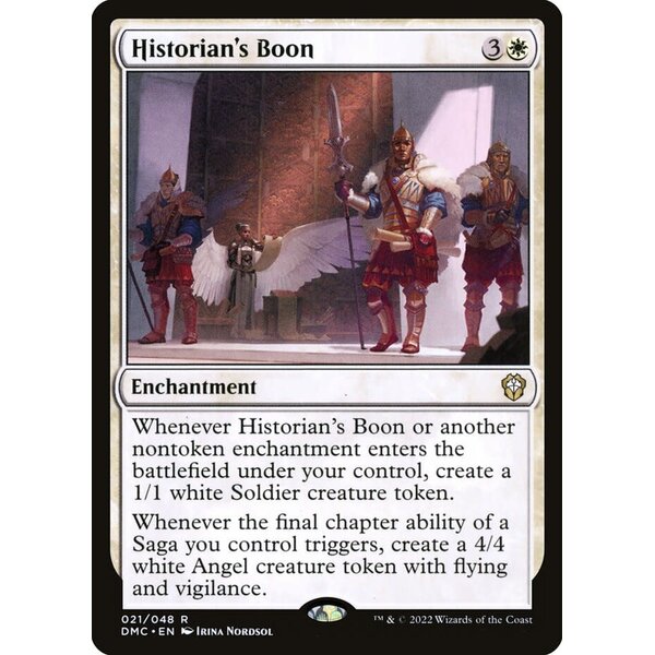 Magic: The Gathering Historian's Boon (021) Lightly Played