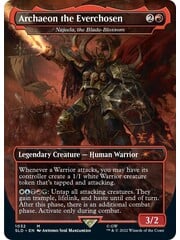 Magic: The Gathering Archaeon the Everchosen - Najeela, the Blade-Blossom (Borderless) (1032) Near Mint Foil