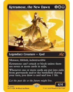 Magic: The Gathering Ketramose, the New Dawn (First-Place Foil) (482) Lightly Played Foil
