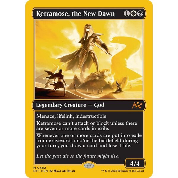 Magic: The Gathering Ketramose, the New Dawn (First-Place Foil) (482) Lightly Played Foil