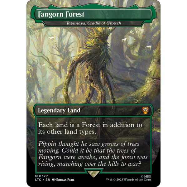Magic: The Gathering Fangorn Forest - Yavimaya, Cradle of Growth (377) Near Mint Foil