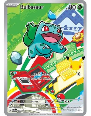 Pokemon Bulbasaur (037) Lightly Played