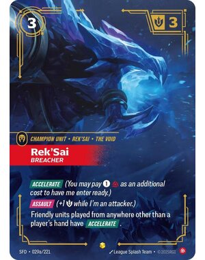 UVS Games Rek'Sai, Breacher (Alternate Art) (029a) Near Mint Foil