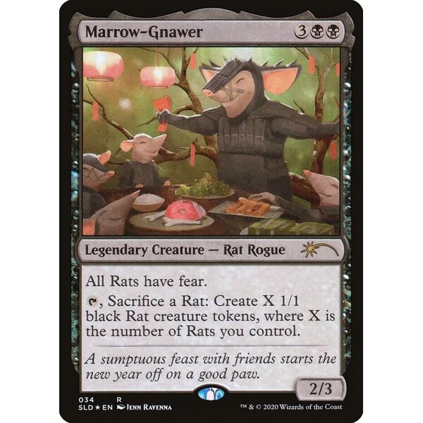Magic: The Gathering Marrow-Gnawer (034) Lightly Played Foil