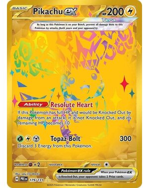 Pokemon Pikachu ex (179) Near Mint Holofoil