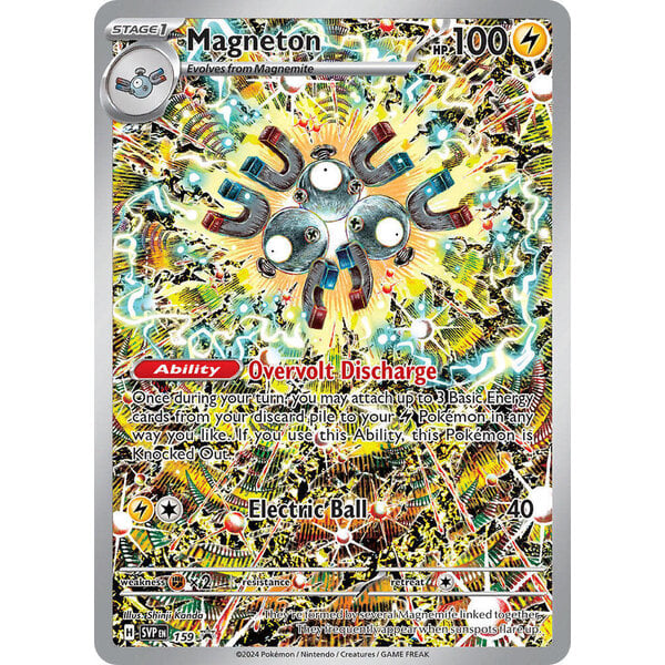 Pokemon Magneton (159) Lightly Played Holofoil