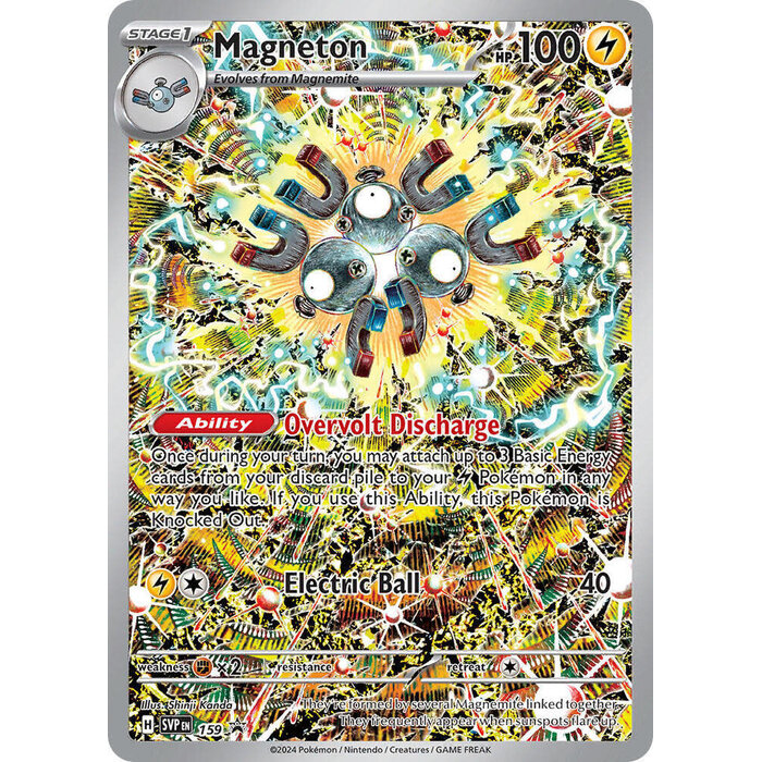 Pokemon Magneton (159) Lightly Played Holofoil