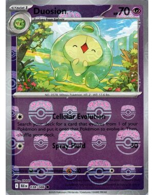 Pokemon Duosion (Master Ball Pattern) (038) Lightly Played