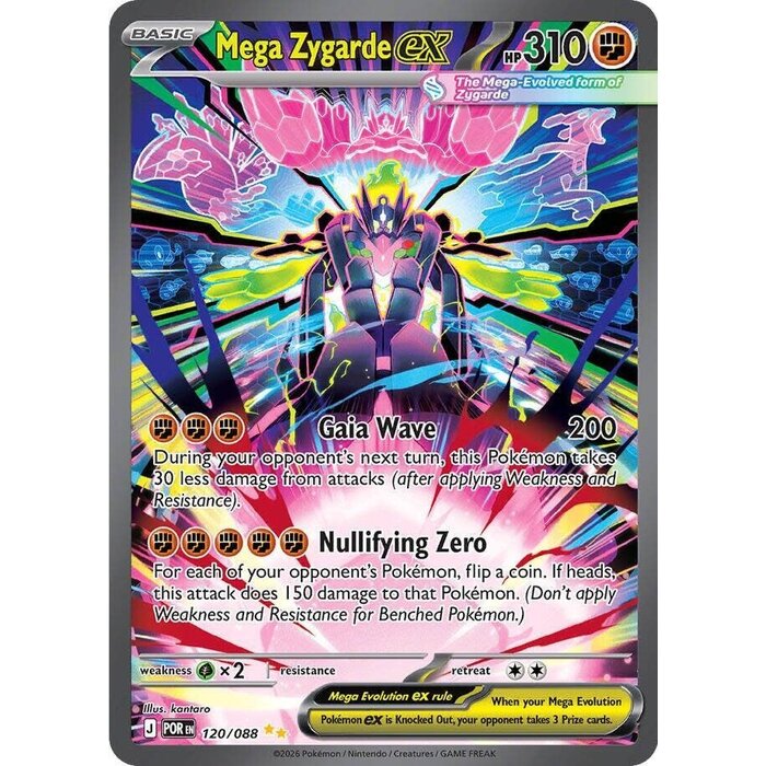 Pokemon Mega Zygarde ex (120) Near Mint Holofoil