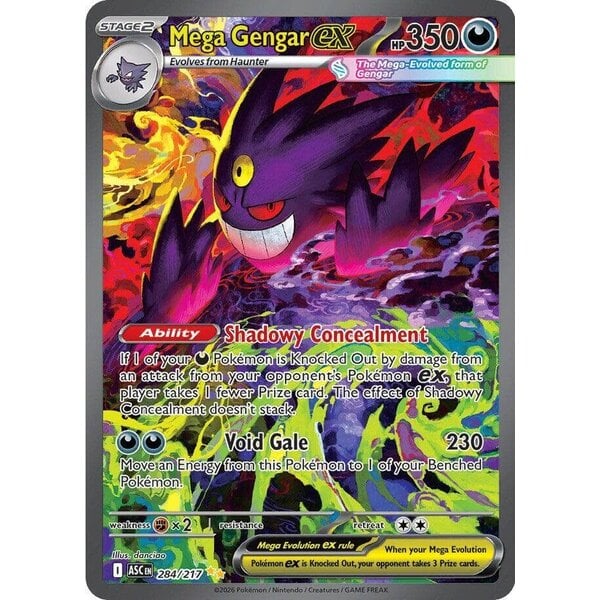 Pokemon Mega Gengar ex (284) Near Mint