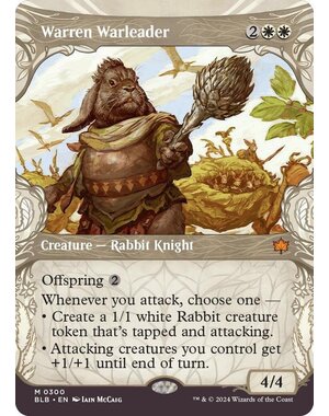Magic: The Gathering Warren Warleader (Showcase) (300) Lightly Played