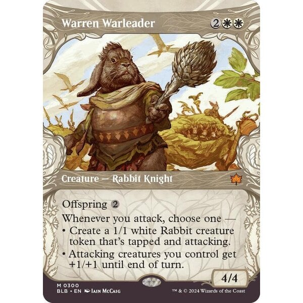 Magic: The Gathering Warren Warleader (Showcase) (300) Lightly Played