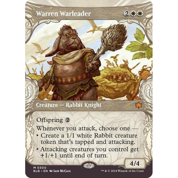 Magic: The Gathering Warren Warleader (Showcase) (300) Lightly Played