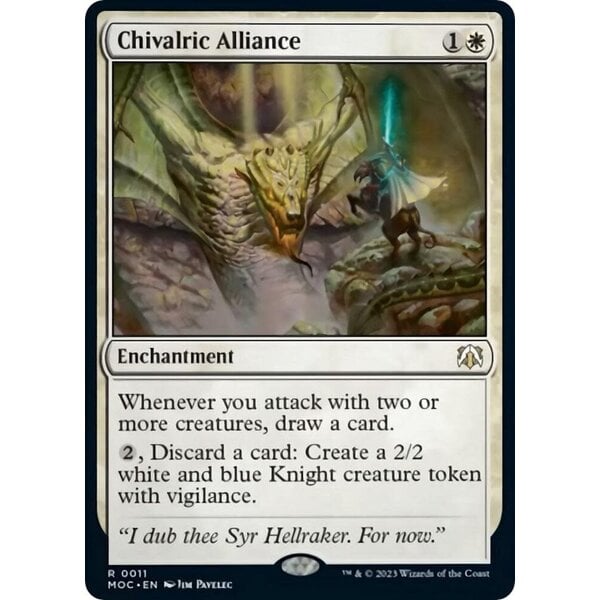 Magic: The Gathering Chivalric Alliance (011) Lightly Played